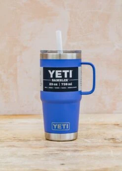 Yeti Rambler Straw Mug 25oz In Ultramarine Violet